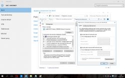 Okno ustawień sieci Wi-Fi w systemie Windows 10 z otwartym oknem właściwości połączenia.