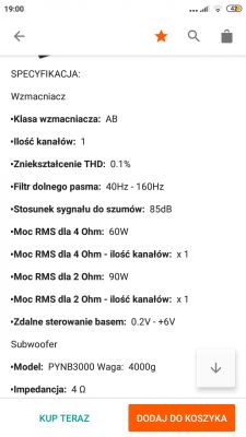 Podłączenie subwoofera Peiying PY-NB3000 do fabrycznego radia w Peugeot 207 z 2008 r.