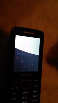 Samsung s5610 - Połowa ekranu biała, reszta normalna - co może być przyczyną?