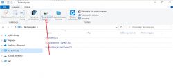 Highlighting the Map Network Drive Option in Windows Explorer A screenshot from Windows Explorer highlighting the Map network drive option in the top toolbar.