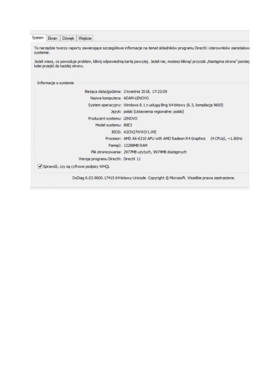 Lenovo G50-45 (MTM: 80E3018WPB) - Czy wymiana podzespołów zwiększy wydajność?