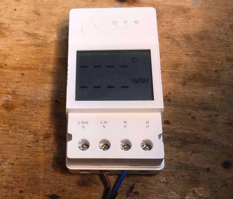 [ESP32] Termostat z wyświetlaczem i WiFi - Sonoff THR320D - aplikacja eWeLink