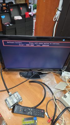 Amiga 600 po recapie - wstaje, ale pokazuje błąd na ekranie jak zdiagnozować?