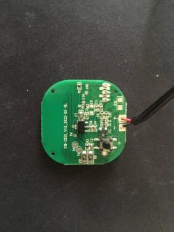 IR electronic module with visible components and soldered connections.