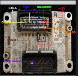 fiat 1.2.16v immo - zdjęcie immo z komputera 0 281 207 901