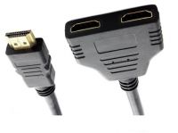 HDMI Splitter for PC & TV: Maximize Image & Sound Quality w/ One HDMI Output; New Monitor Tips