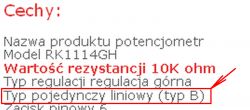Poszukiwany potencjometr A103 do głośników Logitech x230 - gdzie kupić?