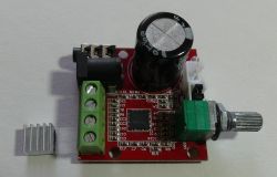 Class D PAM8610 15V 2x10W amplifier module test