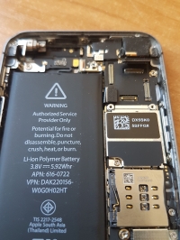 Iphone 5s zbity dotyk po wymianie modułu LCD woła o itunes i błąd nr 9