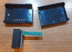 Open ELM 327 WiFi diagnostic interface with visible circuit board featuring TR6260S1 chip