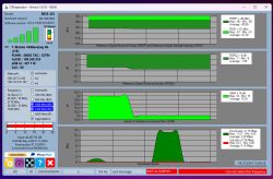 Zrzut ekranu programu LTEinspector z danymi sieci 4G.