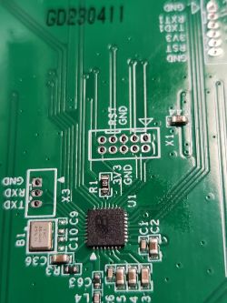 Circuit Board with Electronic Components Close-up of a circuit board with various electronic components.