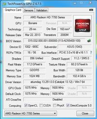 ASUS Radeon HD 7790 - wykryta jako HD 7700