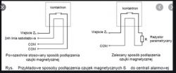 Jak rozmieścić czujki przewodowe w systemie Genevo?