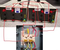 Schemat podłączenia obciążenia do silnika 3-fazowego
