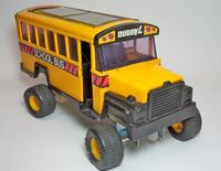 Idealny prezent na gwiazdkę - słoneczny autobus - zabawka