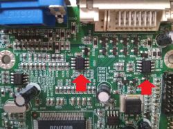 Naprawa monitora NEC LCD195VXM+, nie włącza się Naprawa monitora NEC LCD195VXM+, nie włącza się