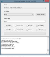 64GB Samsung Pendrive - Change the capacity from 64GB to 32GB.