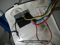 Osmolony kabel od czujnika termostatu w bojlerze Osmolony kabel od czujnika termostatu w bojlerze