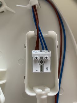 Wymiana lampy z trzema kloszami - podłączenie do instalacji z dwoma przewodami