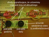 Planetarny wehikuł czasu - zegar z globusem (prototyp) Planetarny wehikuł czasu - zegar z globusem (prototyp)