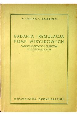 Poszukiwana książka Badanie i regulacja pomp wtryskowych - udostępnienie lub sprzedaż?