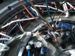 Silnik elektryczny do roweru BLDC 36v 250W przerobka 2 fazy na 3 fazy