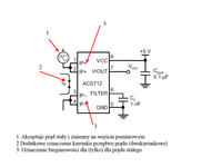 [atmega 32][C] - Pomiar prądu czujnikiem ACS712 [wersja 30A]