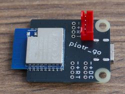 ESP32-C3 Module on PCB ESP32-C3 module mounted on a PCB.