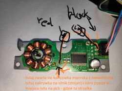 HP Laserjet 1102 - Silnik lasera nie kręci a laser (w kamerz IR) świeci- skad awaria?
