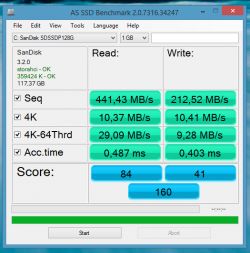 Windows 8.1 na SSD Sandisk SDSSDP128G - wolne działanie i zamuła przy włączaniu