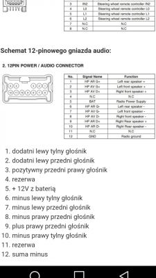 Jak podłączyć wzmacniacz do radia LAN5200WR4 bez wyjść cinch?