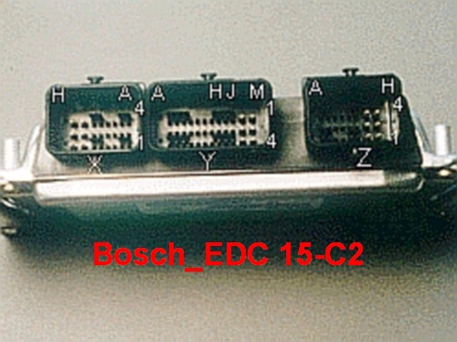EDC15C2 - rozpiska pinów - 3 gniazdka