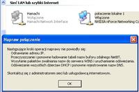 Nie mozliwe połaczenie z internetem dziwny IP chyba virus