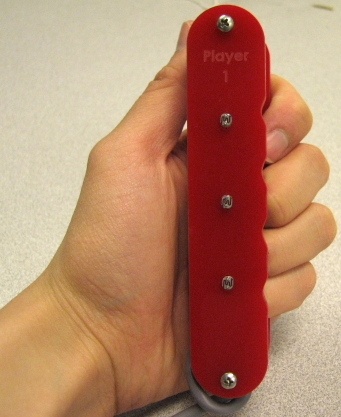 Laserowy Pong na ścianie. Ciekawa adaptacja gry.