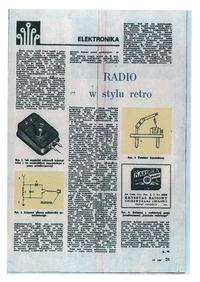 Najprostszy radioodbiornik - trochę drutu, dioda i słuchawka