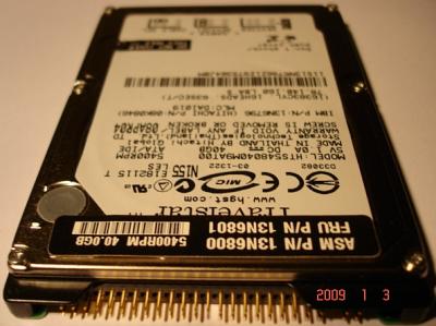 Dysk ATA laptop - podłaczenie przez przejściówkę USB-IDE