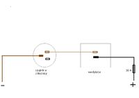 Opel Astra 1,6i 96r. zasilanie wentylatora