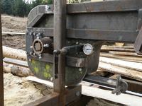 Band sawmill, horizontal. 4kW belt drive.