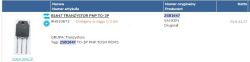 [Kupię] Tranzystory 2sd2560/2sb1647 sanken/darlington
