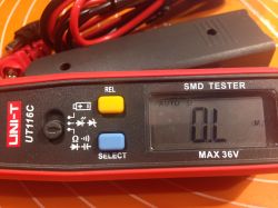 SMD Tester - czyli opis funkcjonalności miernika UNI-T UT116C.