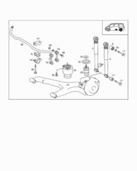 Mercedes Vito V230 - tylne zawieszenie pneumatyczne