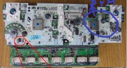 Volvo S60 2001: Spalenie żarówek w panelu klimatyzacji po zwarciu