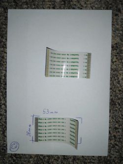 [Sprzedam] Taśmy łaczące T-con i matryce, Flat flex ribbon cable, flachbandkabel