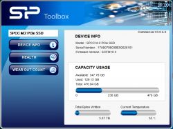 SiliconPower SSD 500GB - Opóźnione otwieranie folderów, analiza informacji Smart z CrystalDiskInfo