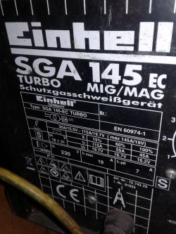Różnice w transformatorach Einhell SGA 145 EC turbo vs SGA 145 turbo - szukam schematu