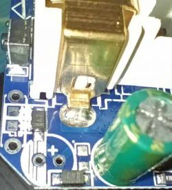 Printed Circuit Board with Electronic Components Close-up of a printed circuit board with electronic components.