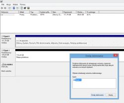 Raid 1 windows 8.1 pro problem z dublowaniem dysku wywala brak miejsca