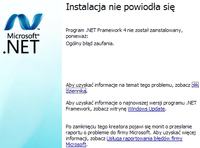 Instalacja .Net framework 4.0 "Ogólny błąd zaufania". Instalacja .Net framework 4.0 "Ogólny błąd zaufania".