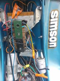 Simson SR 50 instalacja elektryczna